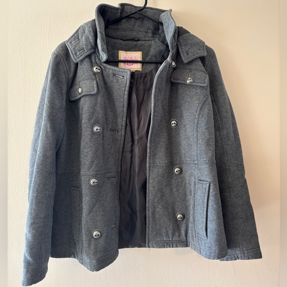 Moving Sale! Gray Double-Breasted Pea Coat